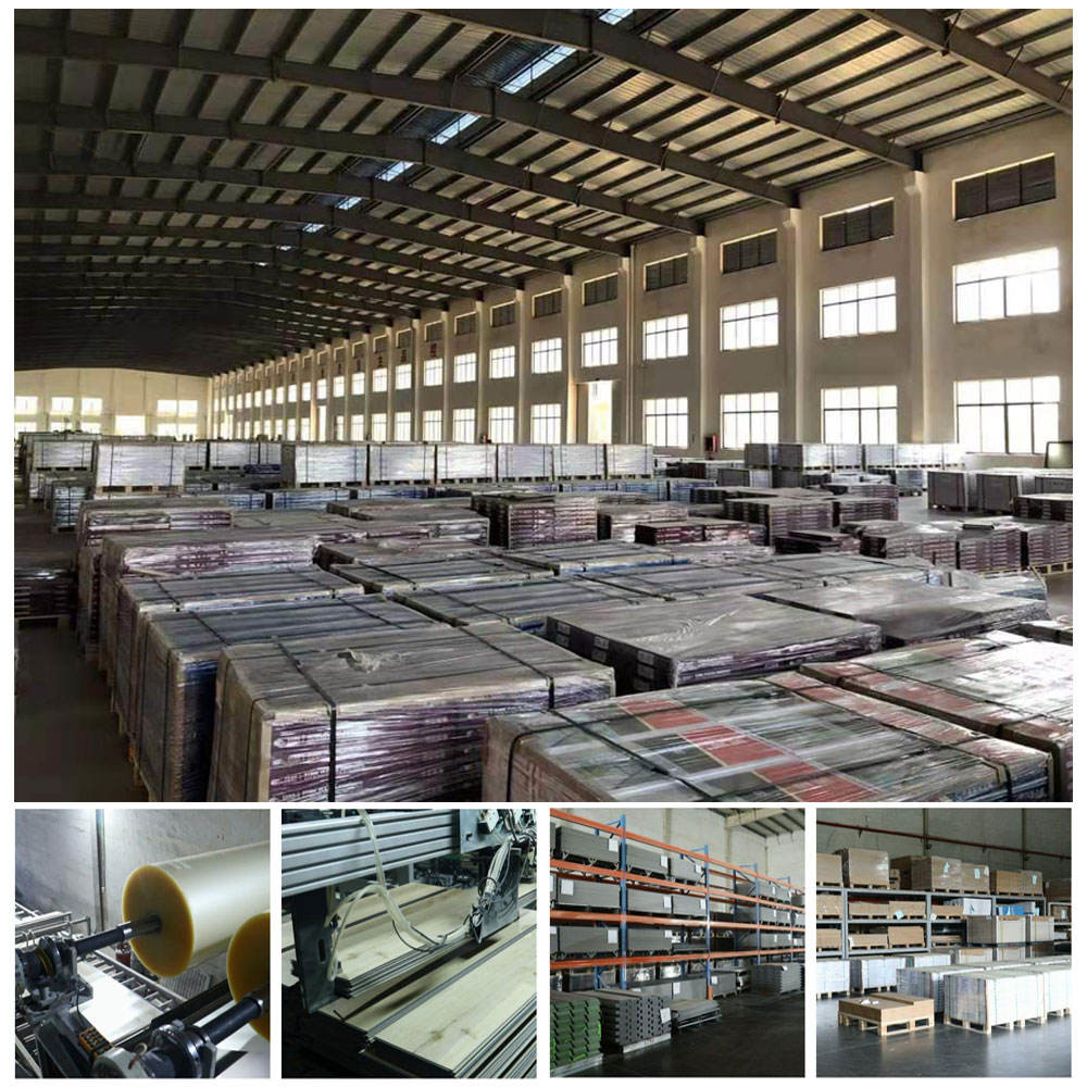 UV Coating Click Lock SPC Vinyl Flooring Spc Vinyl Tile 5mm Aging Resistance