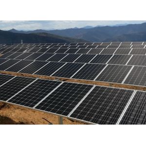 Galvanized Flat Horizontal Axis Solar Tracker Solar Tracking System