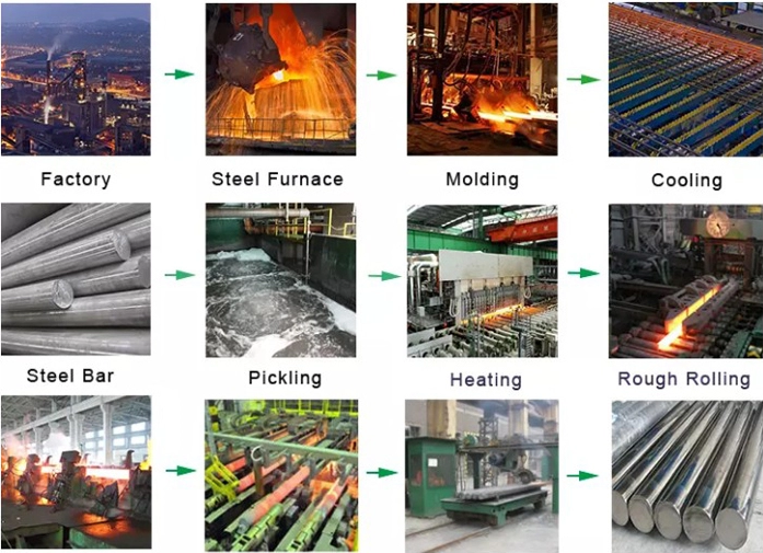 Polished 316 stainless steel square bar