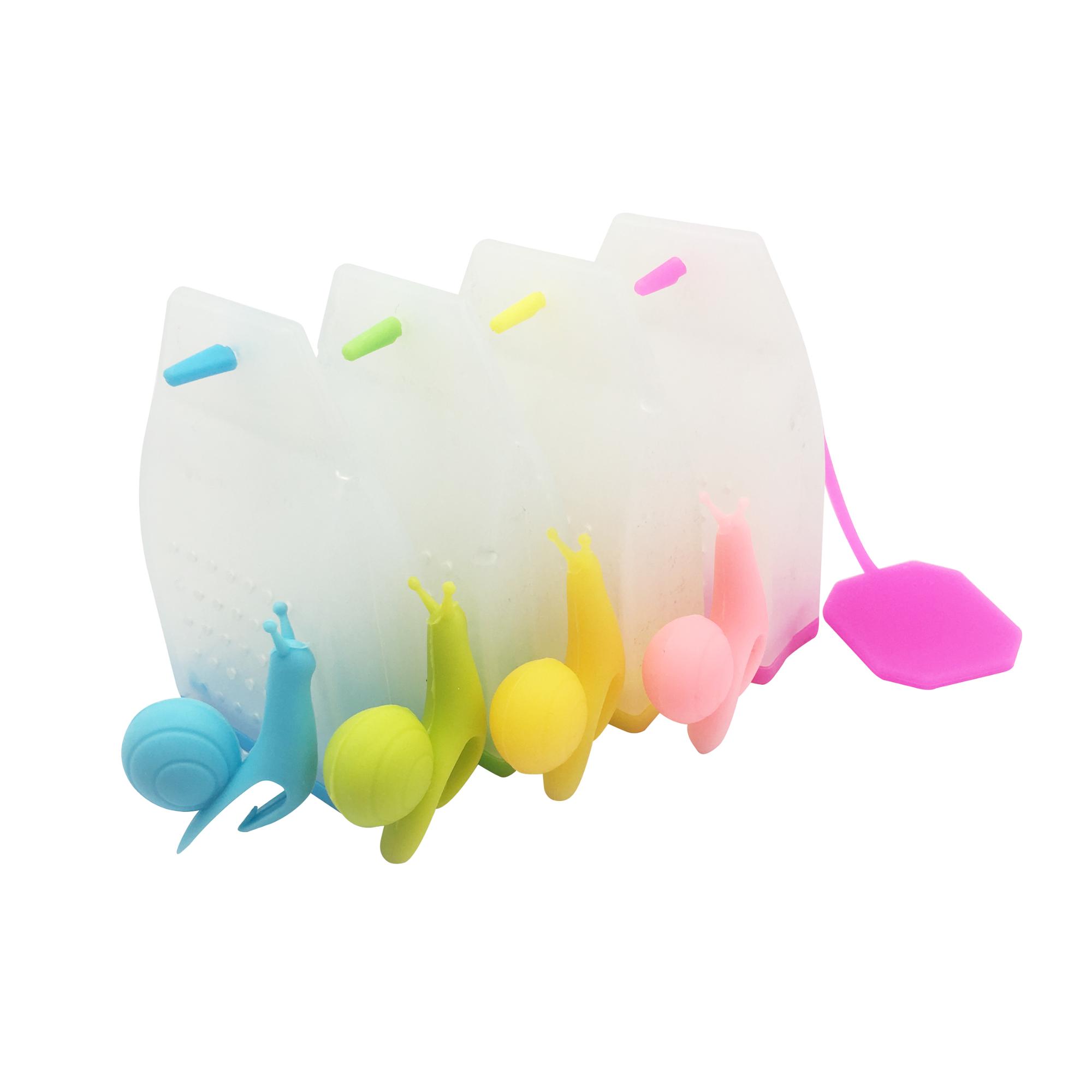 Individual Large Funny Cool Bulk Best Cute Green Herbal Loose Leaf Tea Mesh Custom Non Metal Iced Tea Cups Silicone Tea Infuser