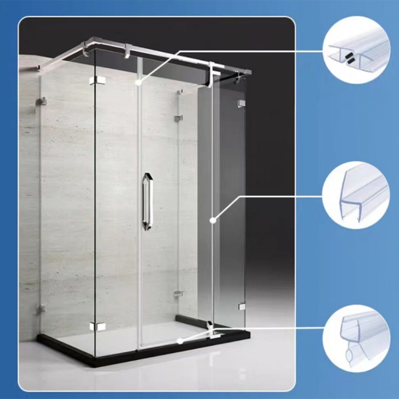 Surface Smooth Shower Screen Seal Strip Erosion Resistant Easy Installation