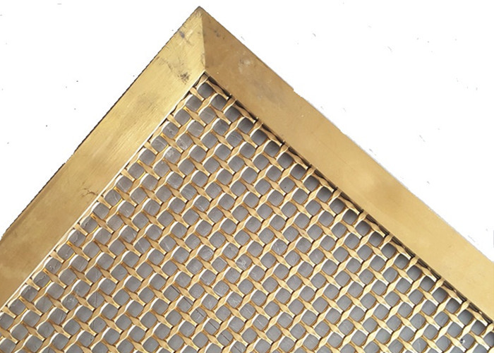 PVD Color Metal Frame Room Drivider With Steel Rigid Decorative Weave Fabric