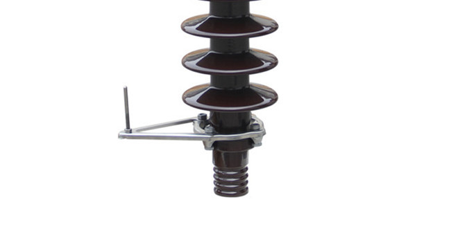 12-24-36KV Power Line Ceramic Insulators Bushing With Lightning Conductor