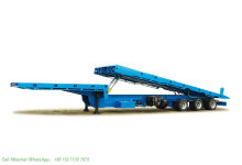 Heavy Equipment Recovery Wrecker Trailer with 12PCS Container Locks and Winch (Patform Liftable And Slide, Beam Stretchable)