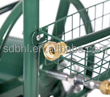 Convenient 4-Wheel Heavy Duty Hose Reel Cart for Outdoor Garden and Yard