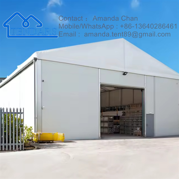 Outdoor Large UV-Resistant Waterproof Aluminum Structure Warehouse Storage Industrial Tent