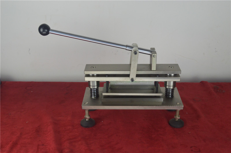 Electronic Paper Testing Equipments , Paper Ring Crush Sample Cutter With Precise Blade