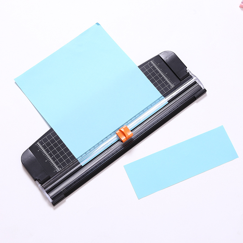 Straight Cut ABS Plastic Paper Cutter Manual Guillotine Cutter Paper Knife Trimmer