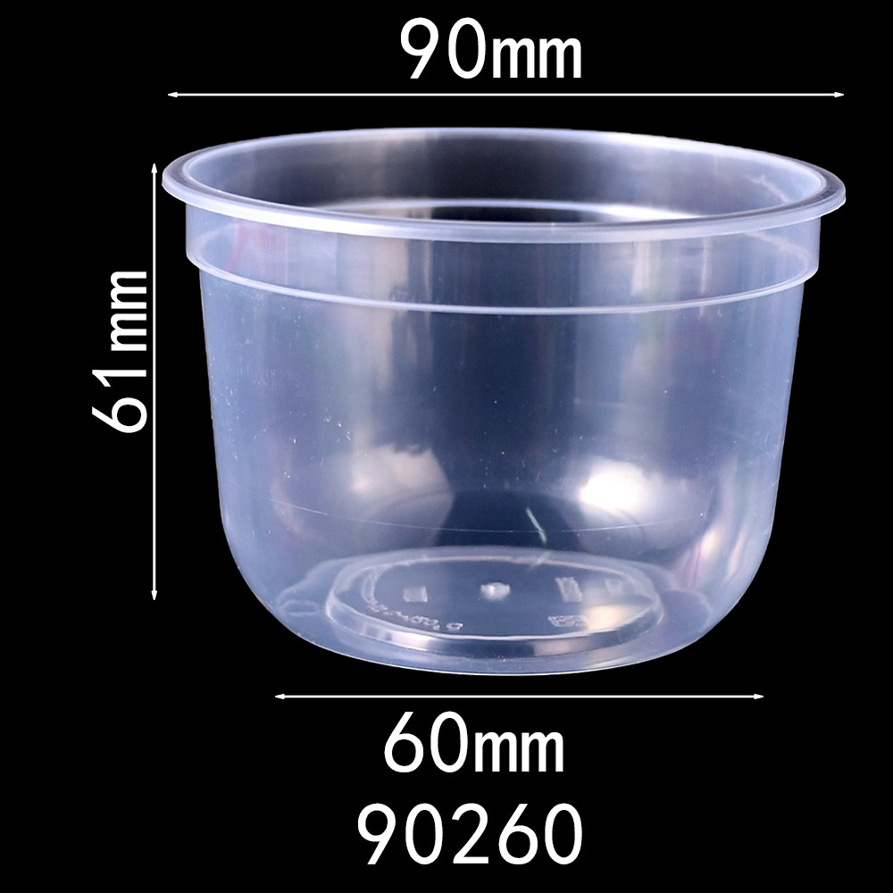 Transparent Disposable Plastic Cups With Lids Custom Logo For Takeaway Beverages