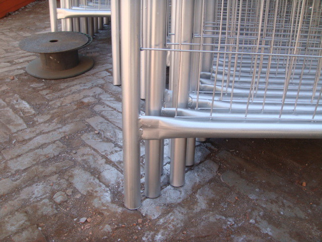 Self Support Galvanized Temporary Fencing primer AS3750.15 marine standard 2.1m*2.9m Mesh 60mm*150mm Dia:4.00mm