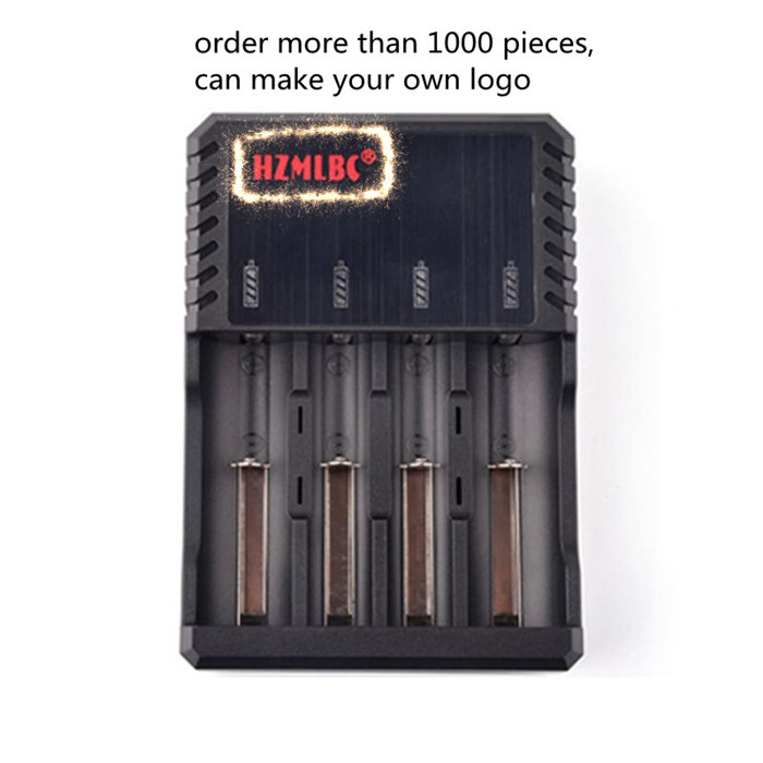 Plastic 18650 26650 Li Ion Plug In Battery Charger With 600mm Cable 176g Weight
