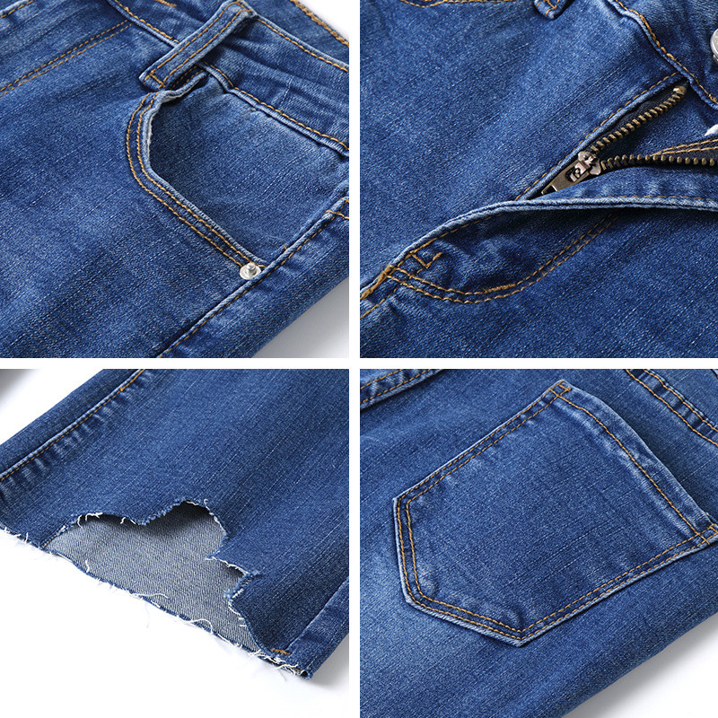 Mid Waist Spandex Cotton XXS To XXS Ladies Jeans