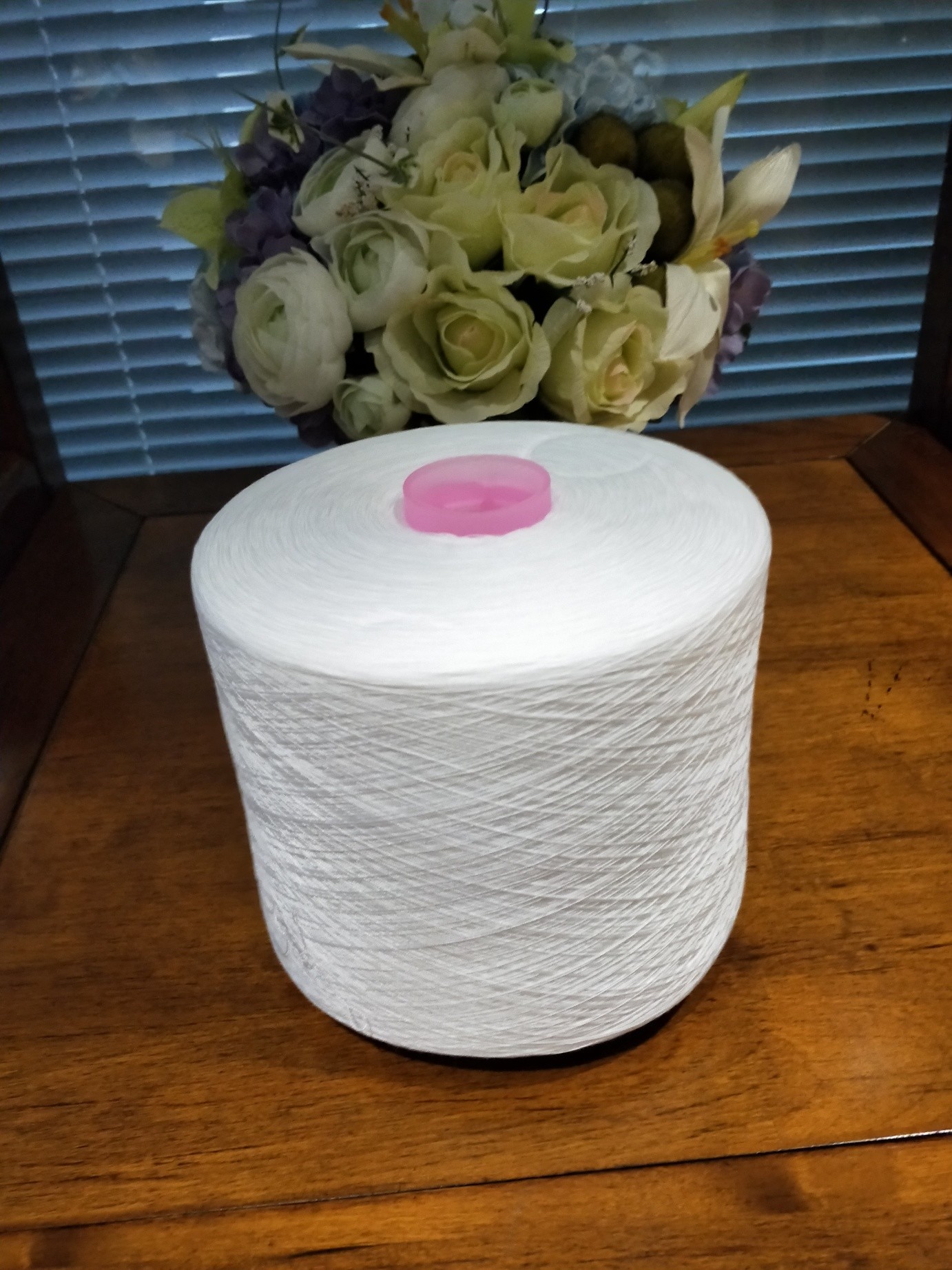 Recycled Spun Polyester yarn with GRS certificate 20S