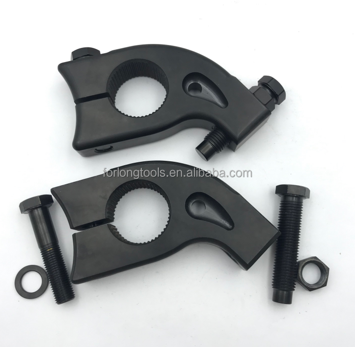 Universal Year Black PVD Titanium Torsion Stop 1 3/4" Split 1-1/8" Spline and 7/16 Adjust Bolt 3/8" Pin Bolt for Racing Cars