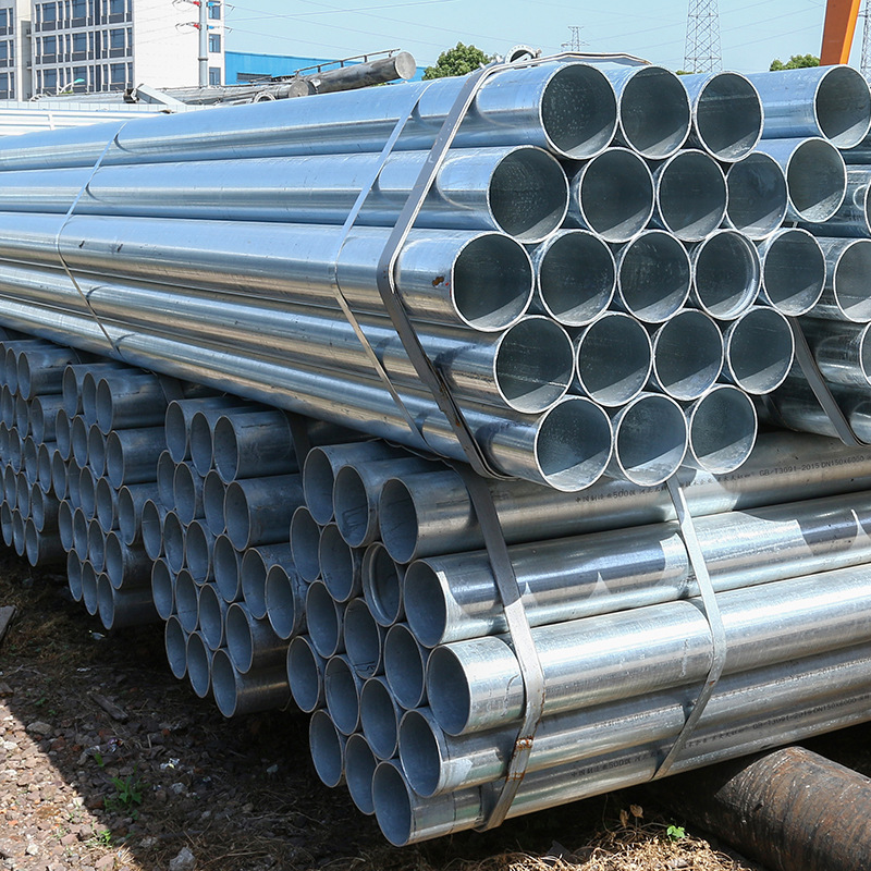 Galvanized Welded Steel Pipe ASTM DIN GB JIS Seamless Coated Pipe for Custom Length Services