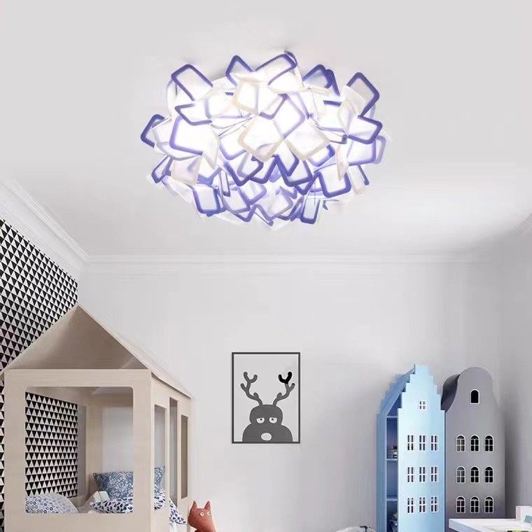 Contemporary Bedroom Living Room Indoor Light Decoration Round Modern Led Dimmable Ceiling Lamp