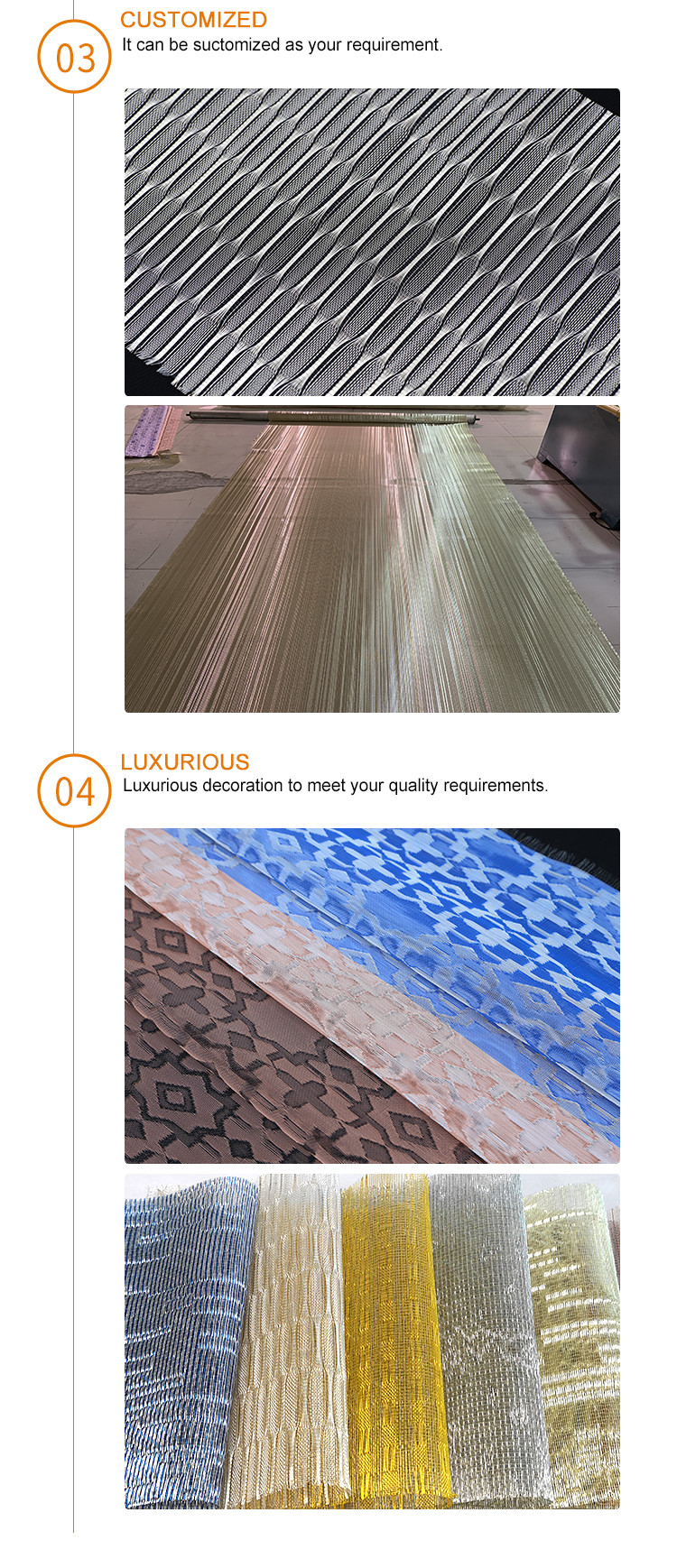Decorative Architectural Wall Cladding Woven Wire Mesh Laminated Glass