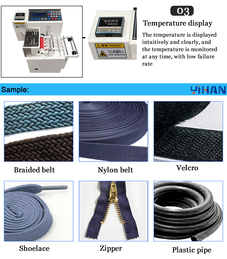 Guangdong Pipe Cutting Machine Nylon Belts String Roll Fabric Piping Strip Cutting