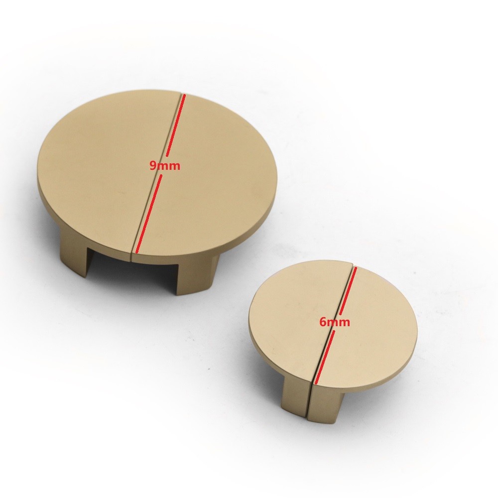 OEM 90mm Aluminum Alloy Half Moon Drawer Handles