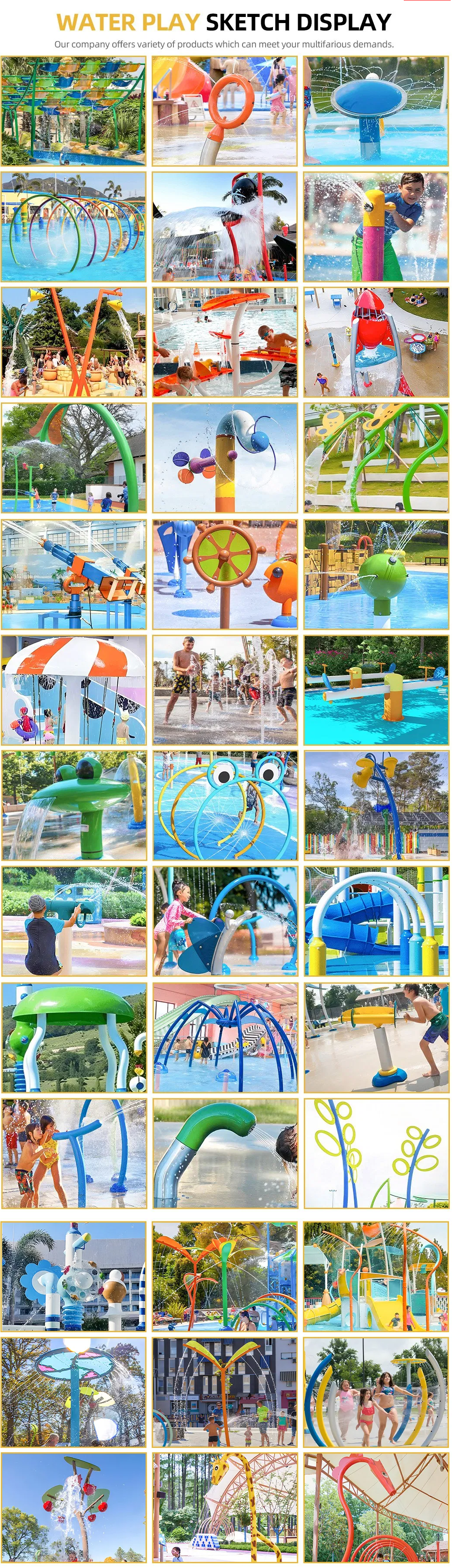 Fiberglass Water Park Magic Carpet Slide Commercial Aqua Drop Water Slide Custom