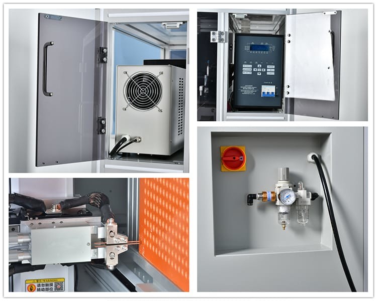 Lithium Battery Pack Single Side Automatic Spot Welder With Rotatable Welding Head