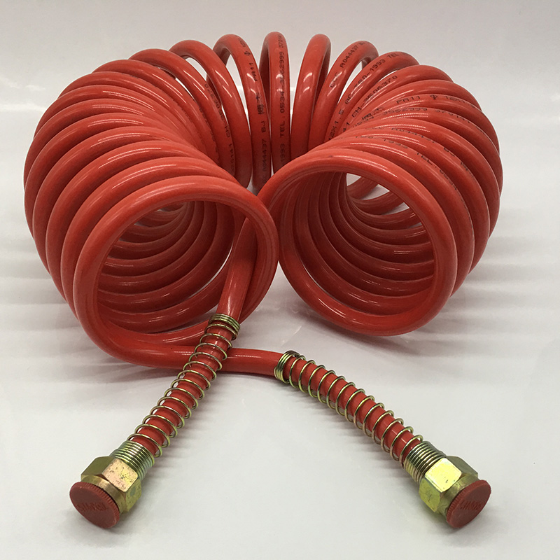 12mm Screw ID Pneumatic Spiral Hose for Air Brake -40F--200F in Truck/Trailer Parts