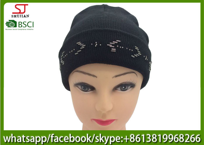 Chinese manufactuer beanie circular needles beanie winter knitting hat pattern 70g 20*22cm 100%Acrylic keep warm