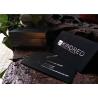 Buy cheap Premium Black And Silver Business Cards , Velvet Feel Business Cards Lightweight from wholesalers