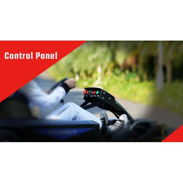 3H Running Outdoor Electric Go Kart For Amusement Park APP Adjustment Control