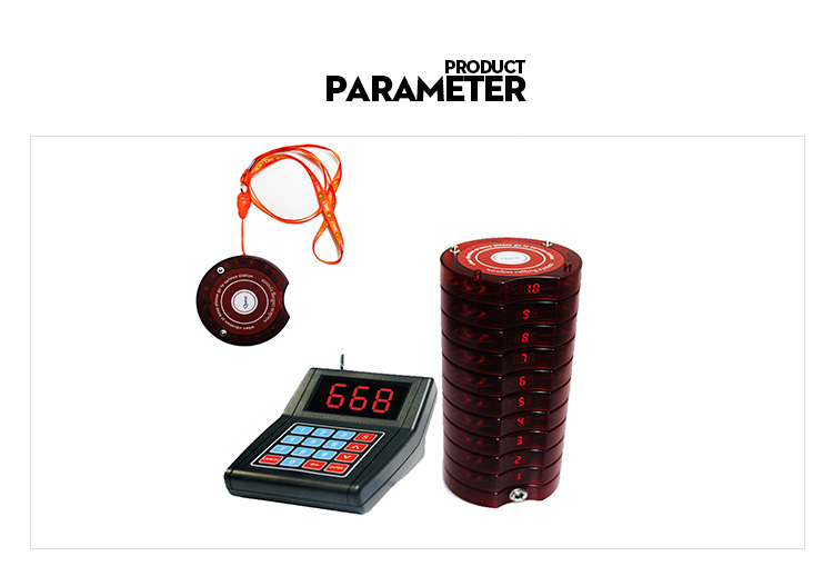 Facilitates the organization and delivery of orders nontraditional sales establishments with vibrate sound flash for restaurant