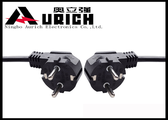 12A 125V Korea Standard International Power Cords Two Pin For Small Appliances