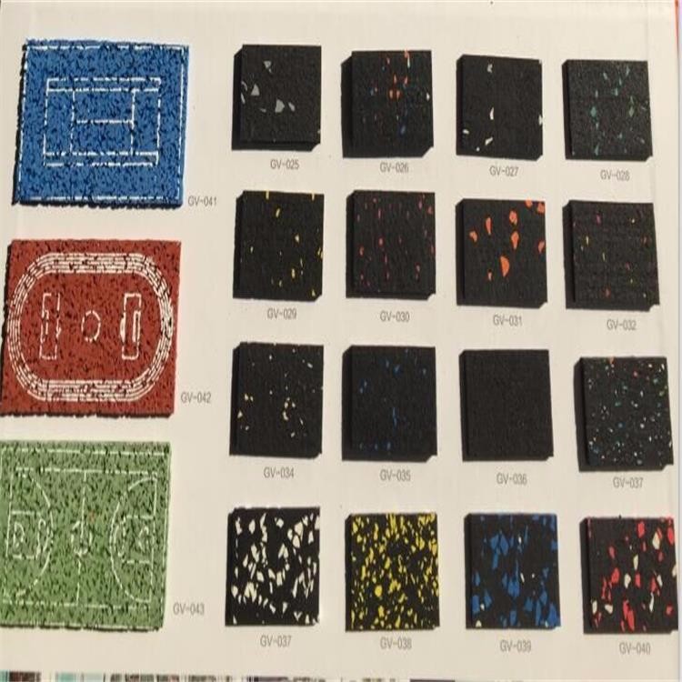 Colorful PVC Carpet Flooring , Epdm Rubber Flooring 10mm Thickness