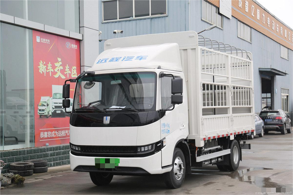 White Geely All Electric Box Truck Electric 26 Foot Box Truck