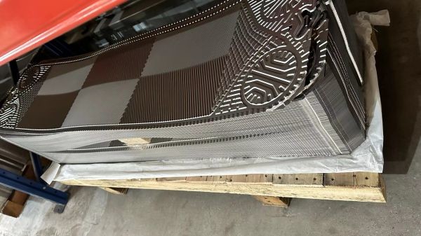 PHE Vicarb Heat Exchanger Plates 500mm Width With NBR Gasket
