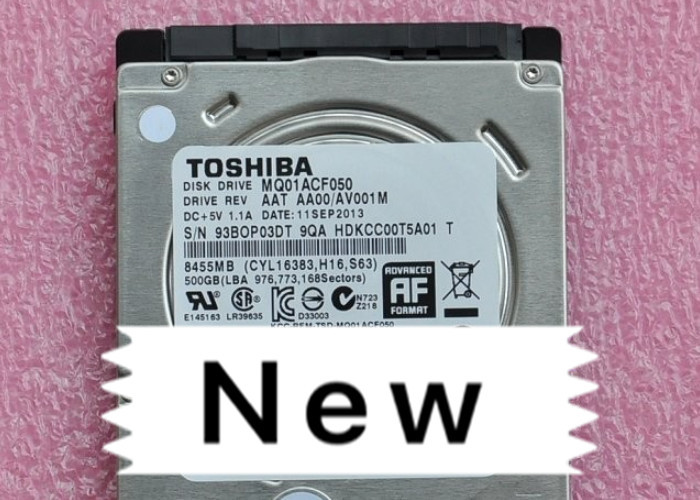 Small MQ01ACF050 Toshiba Internal Hard Disk 500G Board Number G003235C