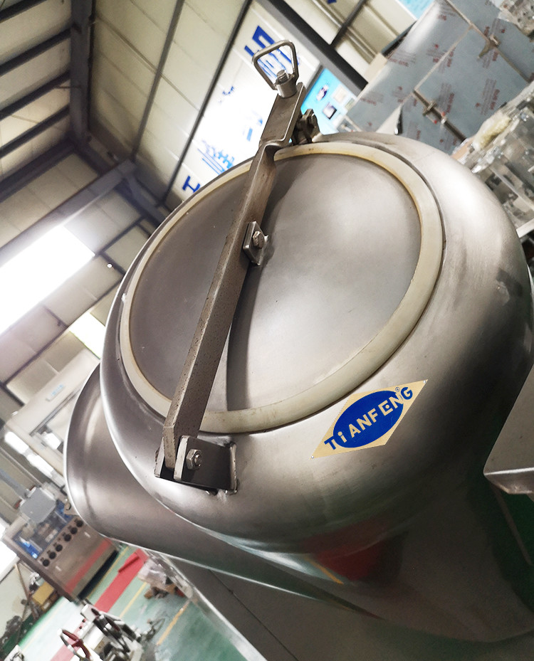 Rotating Drum 3D Sugar Salt Medicine Powder Blending Machine