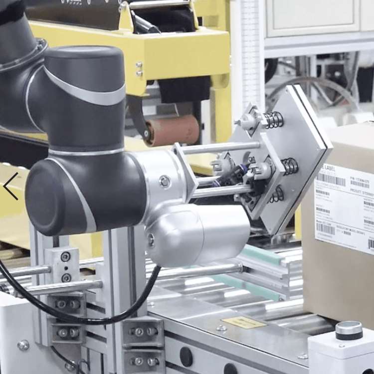 Handling Robot Of TM5M-900 Cobot With Collaborative Robotic Arm 6 Axis For Handling As Cobot Robot