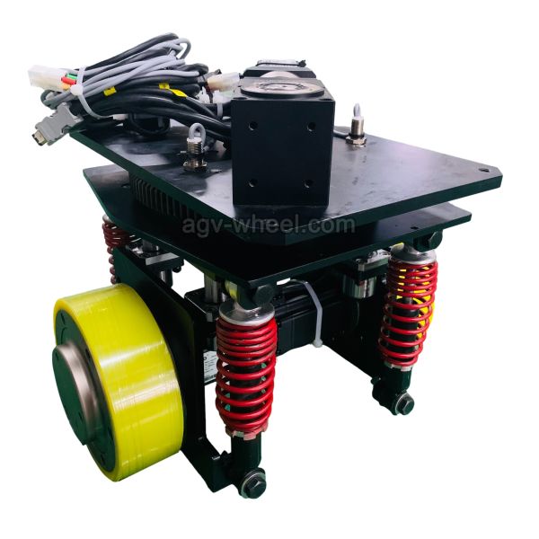 Shock absorption Differential Wheel 90W AGV Servo Motor Steering Wheel 40m/min