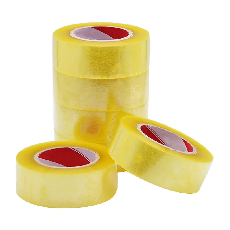 Transparent BOPP Sticky Box Package Clear Adhesive Tape For Carton Sealing