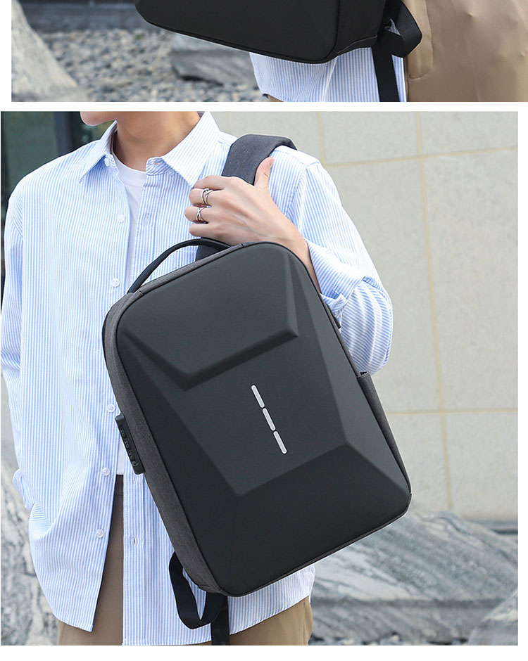 Customized Logo Travel Business Computer Backpack With USB Port