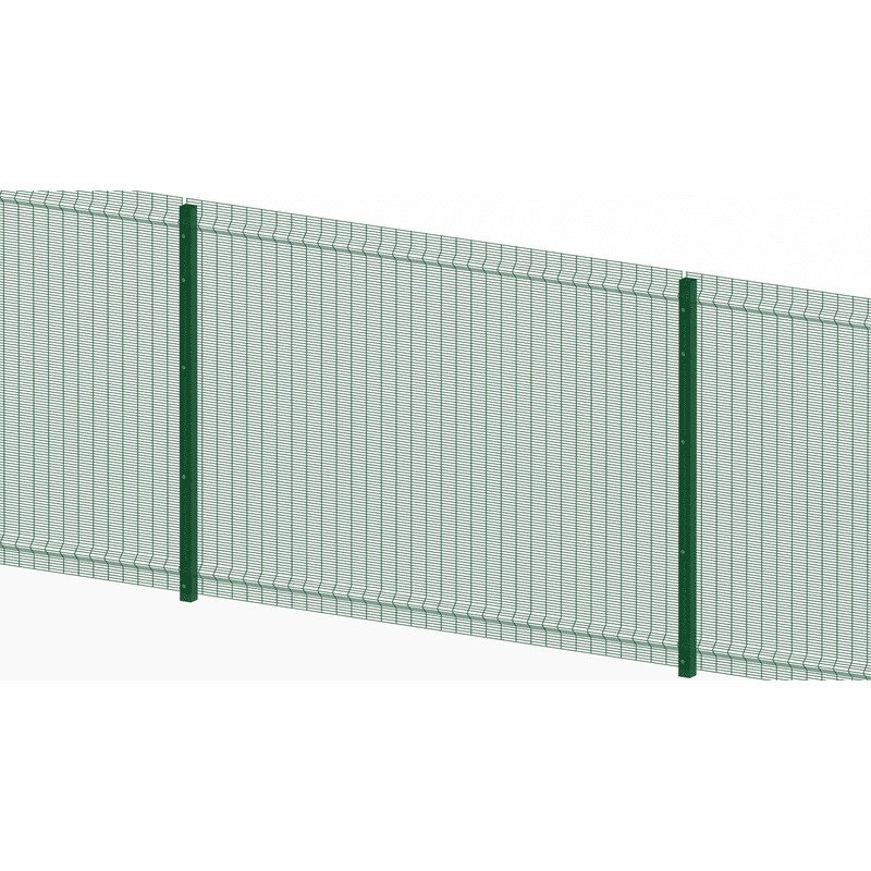 Welded Wire V Mesh Security Fencing PVC Home Garden 4mm 2.5m