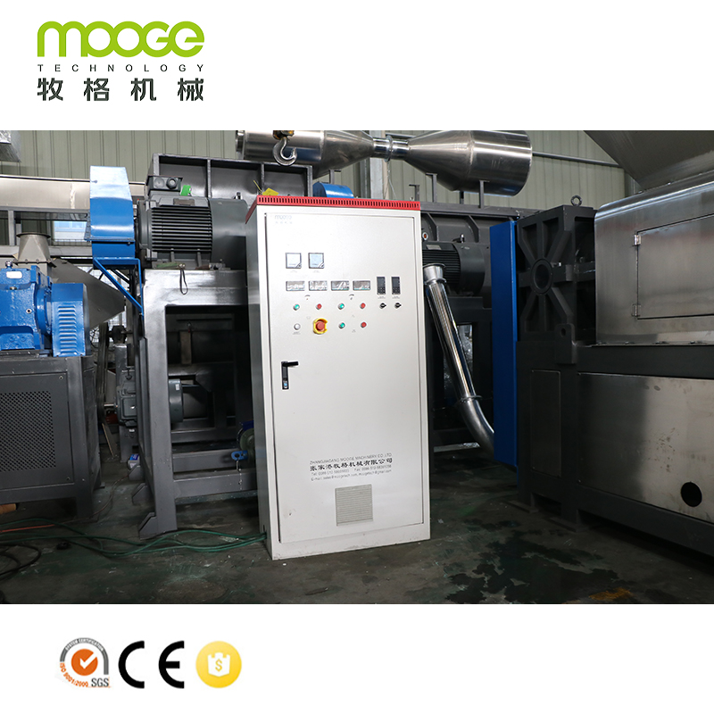 LDPE HDPE Plastic Pelletizing Machine Single Screw PE Granulating Machine
