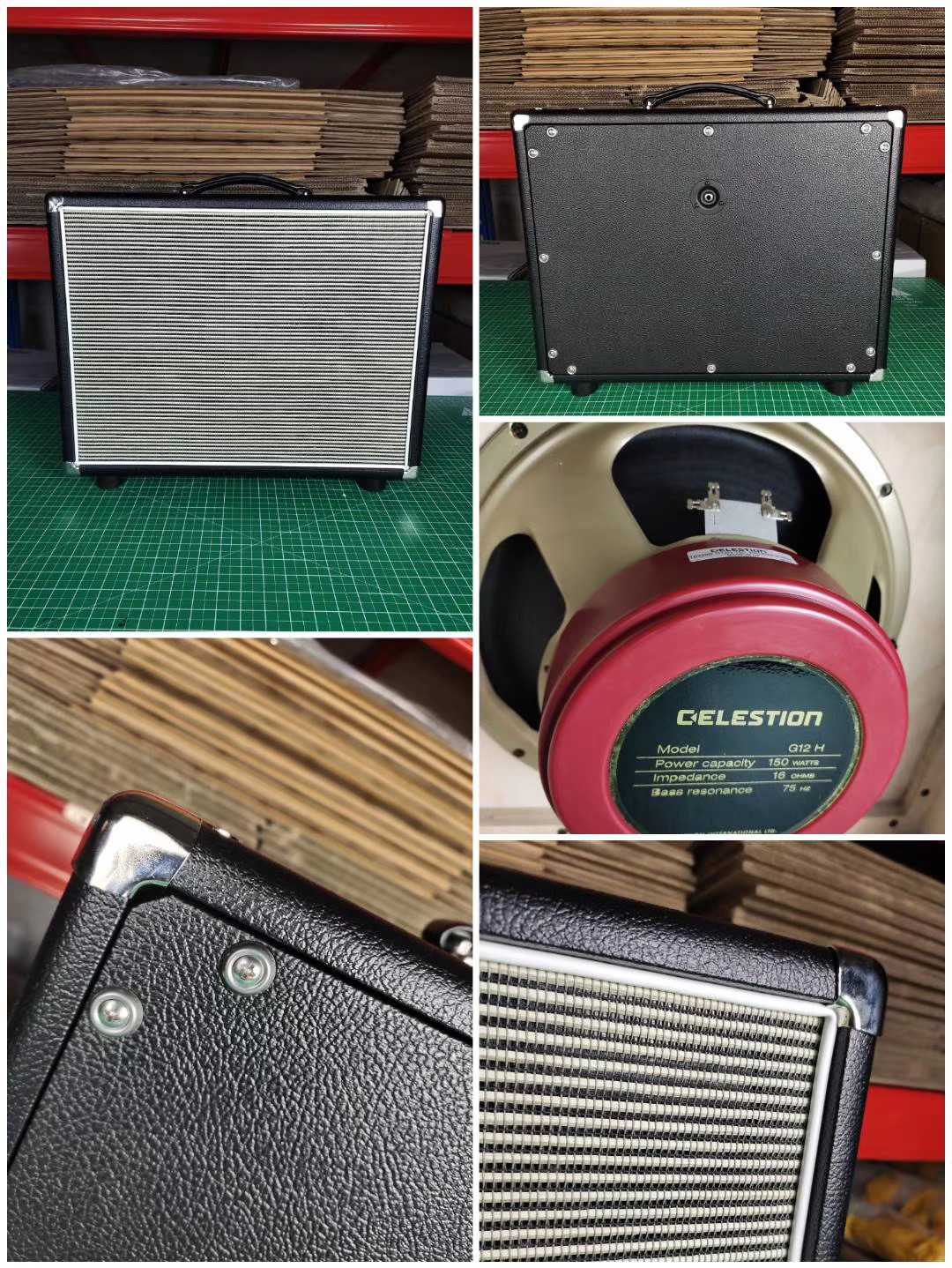 Custom Grand Guitar Bass Amplifier Speaker Cabinet with Kinds Tolex and Speaker Option