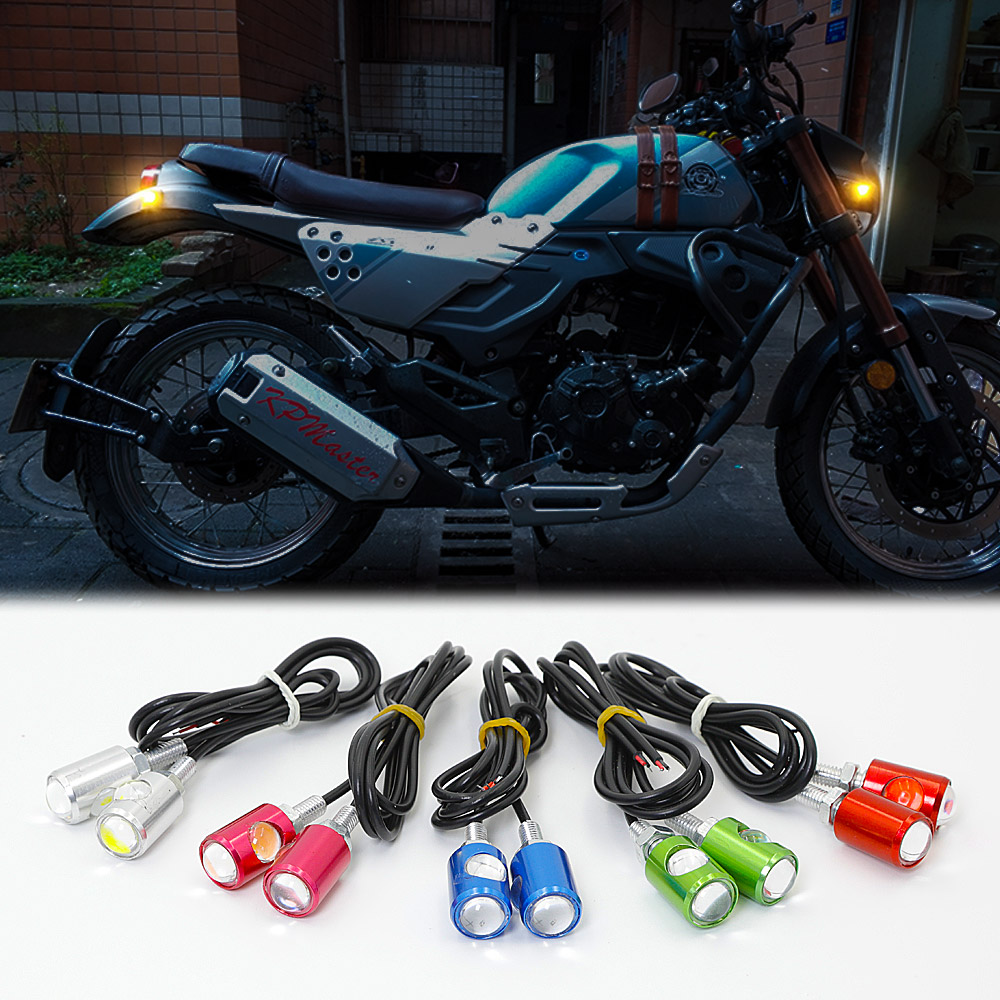 RGB Color Metal Universal Mini Led Light Motorcycle Projector Light