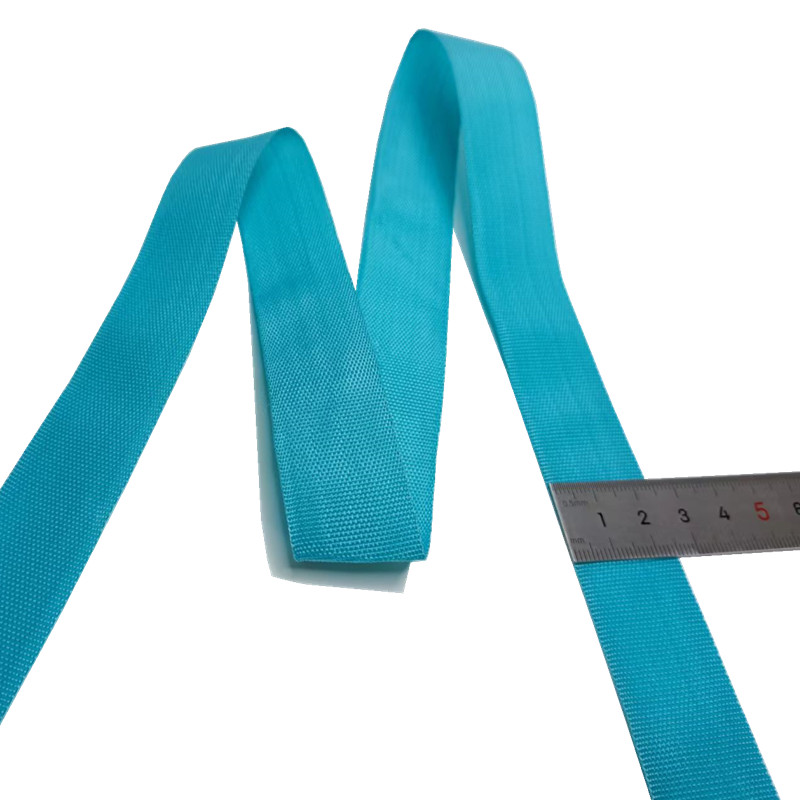 Woven 25mm Polypropylene Webbing Blue Polypro Webbing Strap