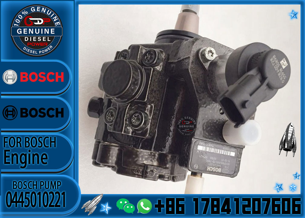 New diesel common motorcycle rail injector 0445010182 0445010221 pump