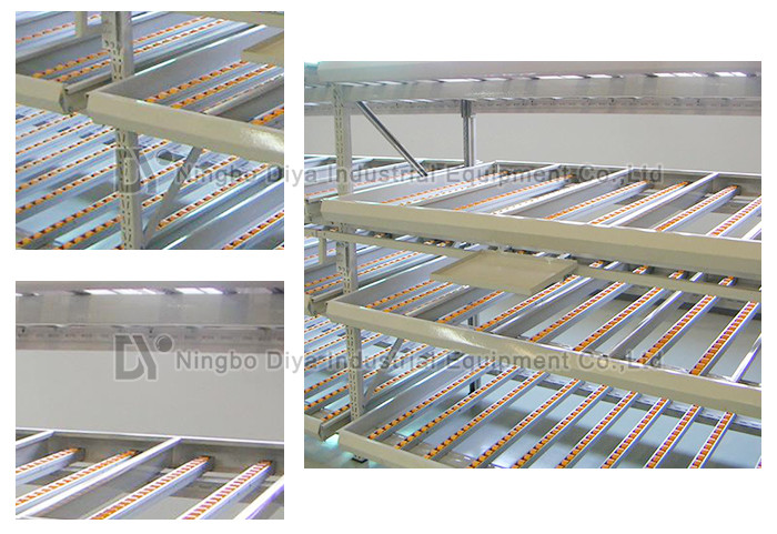 Customized Color Inventory Rack System With Adjustable Stainless Steel Structure