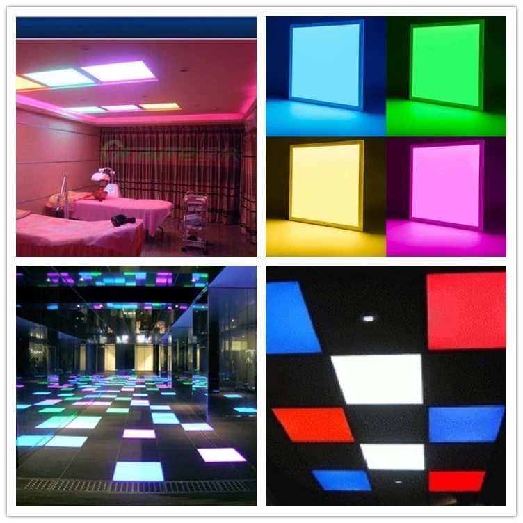 Residential Dimmable RGB LED Panel Light Aluminium Frame With Heat Conduction