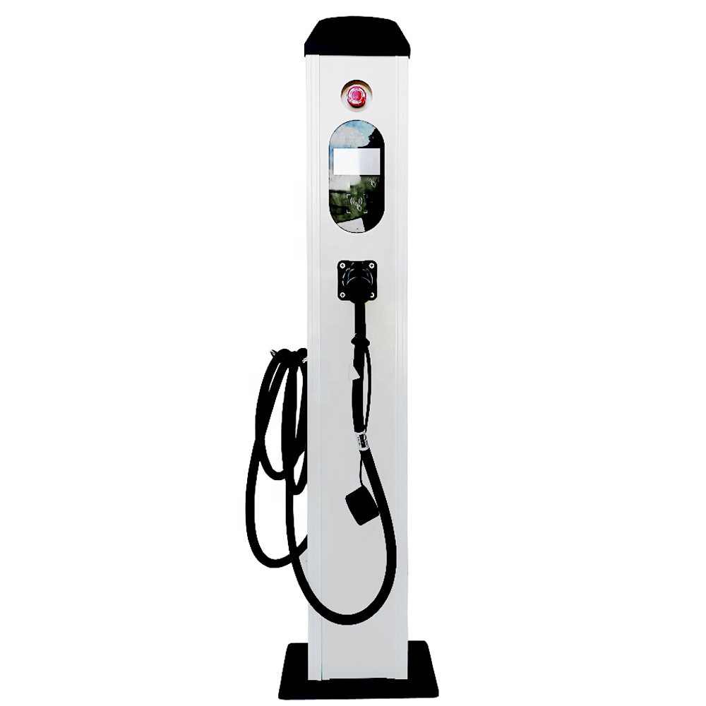 UK Plug Public DC EV Charger 43kw Type2 3 Phase 63A For Emobility