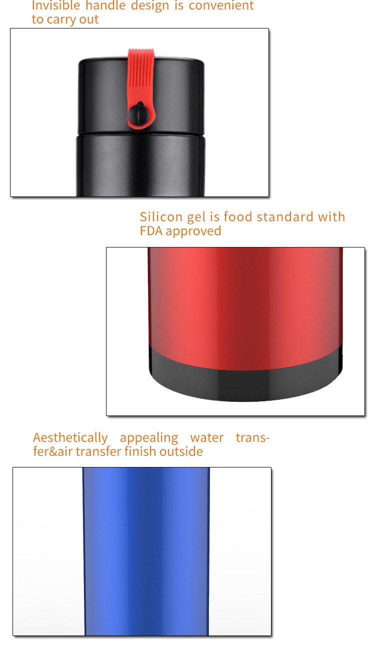 best selling customized logo stainless steel vacuum flask insulated termos 500ml